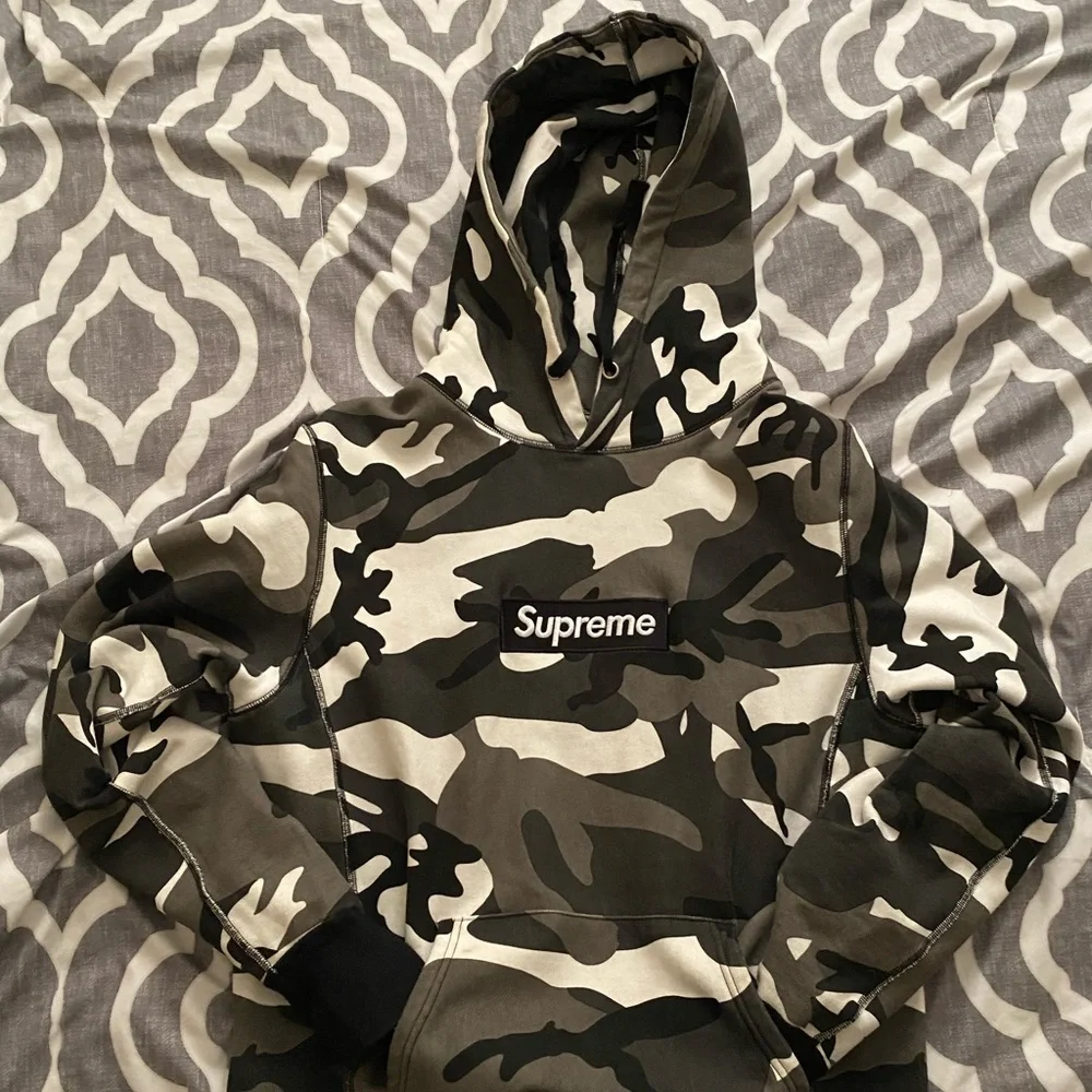 Supreme | Shirts | Supreme Camo Box Logo Hoodie | Poshmark